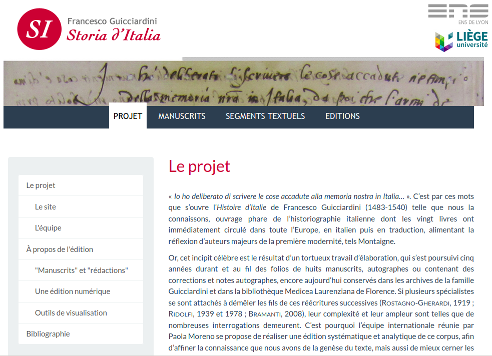 Guicciardini Storia d’Italia