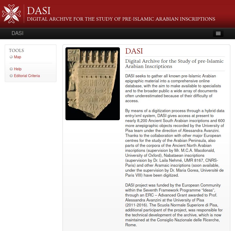 Digital Archive for the Study of pre-Islamic Arabian Inscriptions