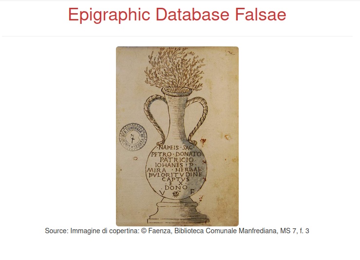 Epigraphic Database Falsae