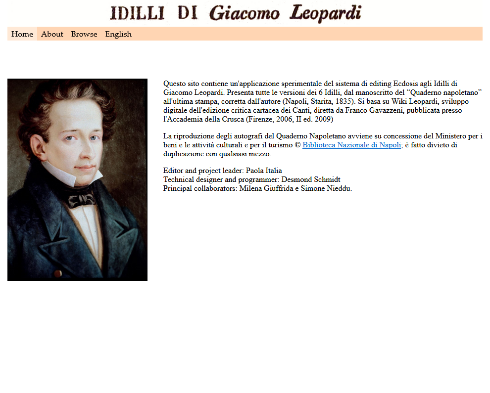 Idilli di Giacomo Leopardi