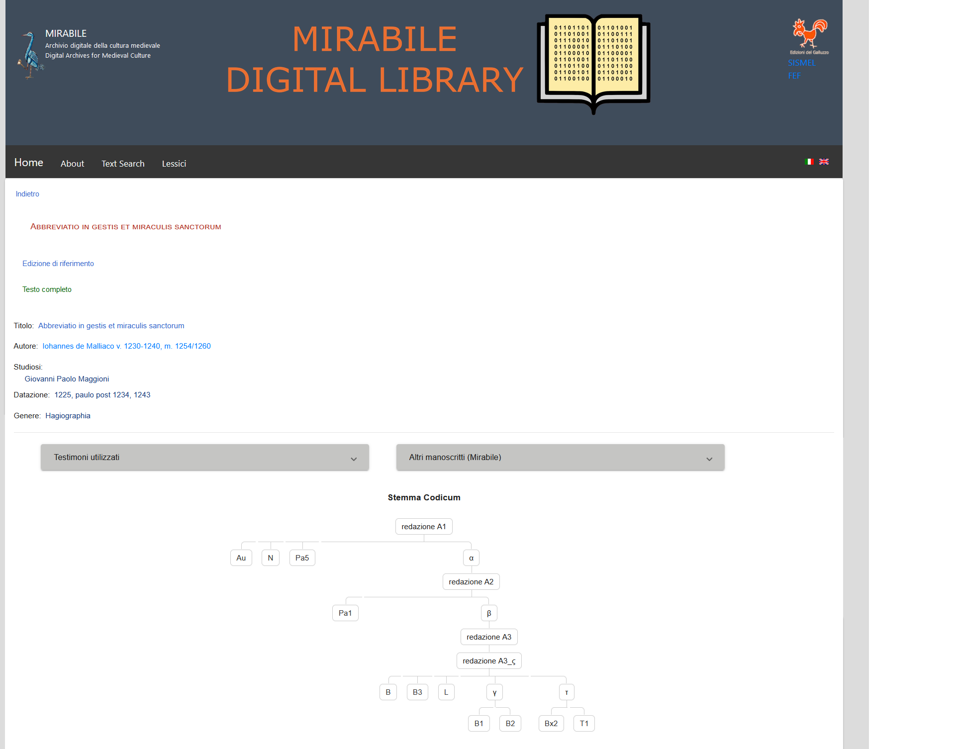 Mirabile Digital Library